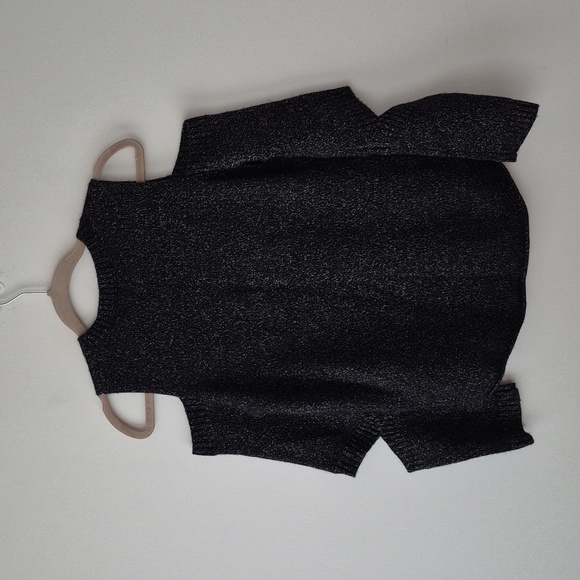 Generation Love Black Cold Shoulder Cashmere Sweater - Picture 3 of 6